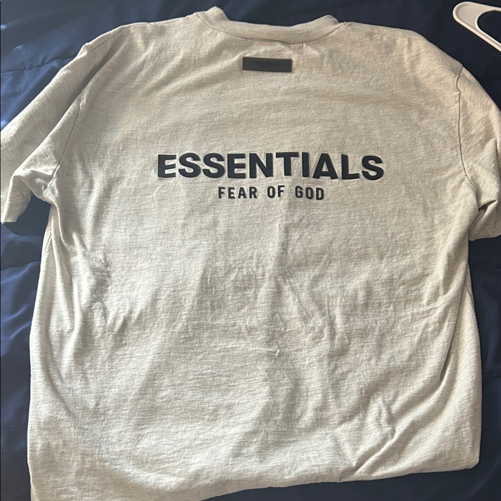 Fear of God Essentials Light Oatmeal T-Shirt
